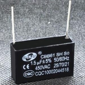 1.5UF-450VAC CBB61/A<span style="color: gray;  font-family: Arial; font-weight: 200;font-size: 14px;"> E0258</span>