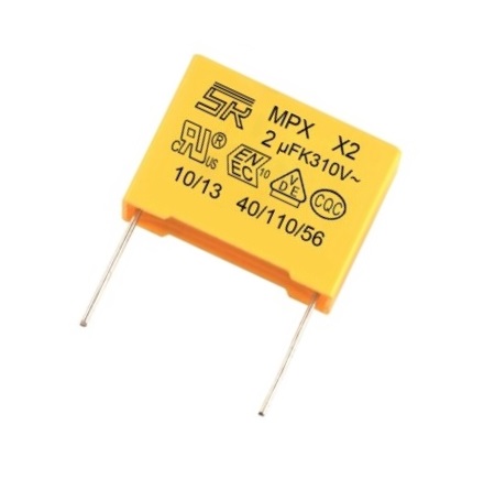 2UF-310VAC X2<span style="color: gray; font-family: Arial; font-weight: 200;font-size: 14px;"> </span>