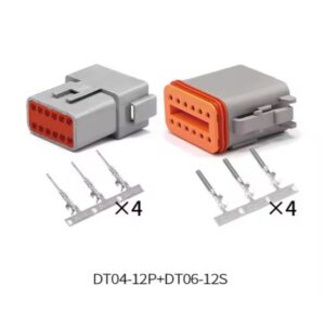 KON DT06-12S+DT04-12P<span style="color: gray; font-family: Arial; font-weight: 200;font-size: 14px;"> E0822</span>