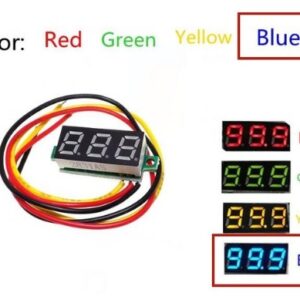 VOLTMETAR DC100V-0.28B<span style="color: gray;  font-family: Arial; font-weight: 200;font-size: 14px;"> 8884 </span>
