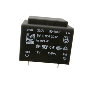 TRAFO 220/12V-2.8VA<span style="color: gray;  font-family: Arial; font-weight: 200;font-size: 14px;"> 4785 </span>