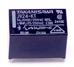 RELE 24VDC/5A JV-24-KT<span style="color: gray;  font-family: Arial; font-weight: 200;font-size: 14px;"> E0599</span>
