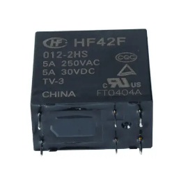 RELE 12VDC/5A HF42F/012-2<span style="color: gray;  font-family: Arial; font-weight: 200;font-size: 14px;"> 18461</span>