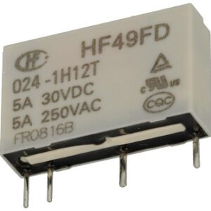 RELE 24VDC/5A HF49FD/024-<span style="color: gray;  font-family: Arial; font-weight: 200;font-size: 14px;"> E0029</span>