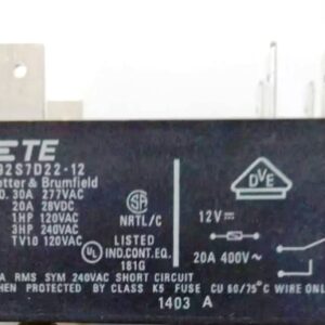 RELE 12VDC/30A T92S7D22-1<span style="color: gray; font-family: Arial; font-weight: 200;font-size: 14px;"> E0271</span>
