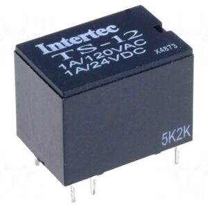 RELE 12VDC/1A TS-12<span style="color: gray;  font-family: Arial; font-weight: 200;font-size: 14px;"> B554 </span>