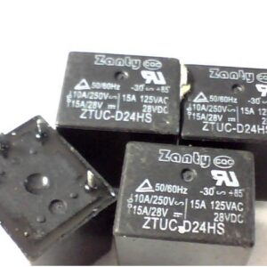 RELE 24VDC/10A ZTUC-24HS<span style="color: gray;  font-family: Arial; font-weight: 200;font-size: 14px;"> 8489 </span>