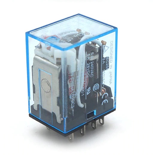 RELE 12VDC/5A MY4<span style="color: gray; font-family: Arial; font-weight: 200;font-size: 14px;"> 4176 </span>