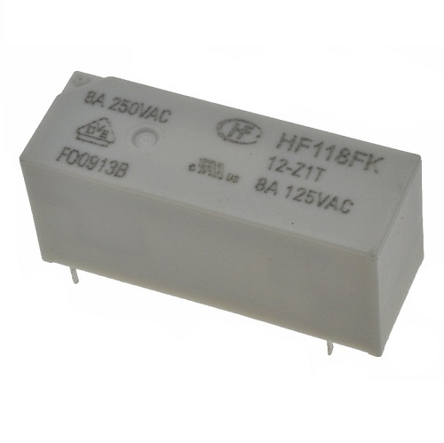 RELE 12VDC/8A HF118FK/012<span style="color: gray; font-family: Arial; font-weight: 200;font-size: 14px;"> A864 </span>