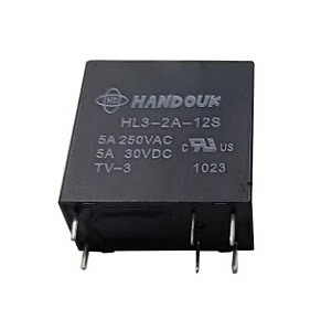 RELE 12VDC/5A HL3-2A-12S<span style="color: gray;  font-family: Arial; font-weight: 200;font-size: 14px;"> E0542</span>