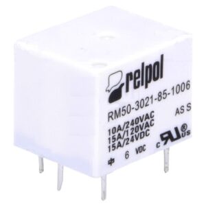 RELE 6VDC/10A RM50<span style="color: gray;  font-family: Arial; font-weight: 200;font-size: 14px;"> B024 </span>