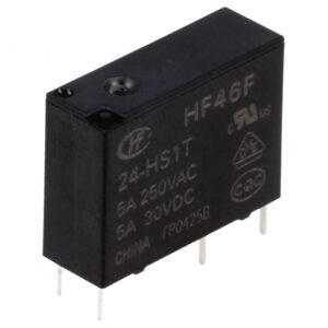 RELE 24VDC/5A HF46F/024-H<span style="color: gray;  font-family: Arial; font-weight: 200;font-size: 14px;"> 7115 </span>