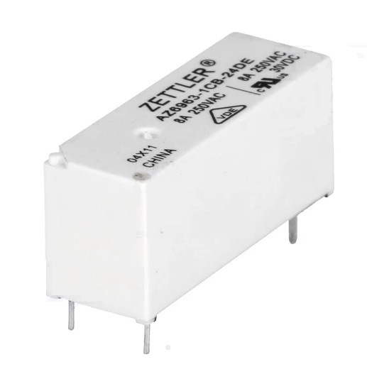 RELE 24VDC/8A AZ6963-1CB-<span style="color: gray; font-family: Arial; font-weight: 200;font-size: 14px;"> C804 </span>