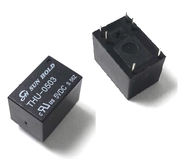 RELE 5VDC/3A THU-0503<span style="color: gray; font-family: Arial; font-weight: 200;font-size: 14px;"> 6360 </span>