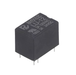 RELE 12VDC/3A LU-12<span style="color: gray;  font-family: Arial; font-weight: 200;font-size: 14px;"> C592 </span>