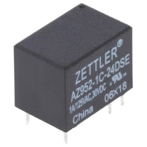 RELE 24VDC/1A AZ952-1C-24<span style="color: gray;  font-family: Arial; font-weight: 200;font-size: 14px;"> B601 </span>