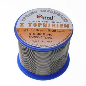 TINOL 1MM-250GR CYNEL<span style="color: gray;  font-family: Arial; font-weight: 200;font-size: 14px;"> B184 </span>