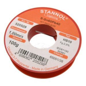 TINOL 1MM-100GR STANNOL<span style="color: gray;  font-family: Arial; font-weight: 200;font-size: 14px;"> 2395 </span>